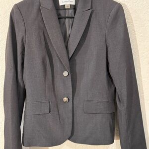 Calvin Klein Charcoal Blazer for Women